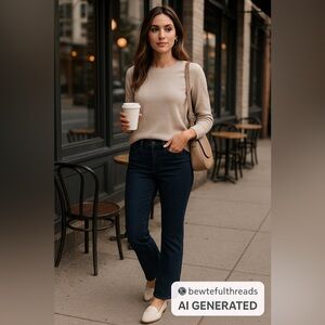 NYDJ Dark Wash Straight Leg Premium Stretch Denim Jeans Women’s Size XL